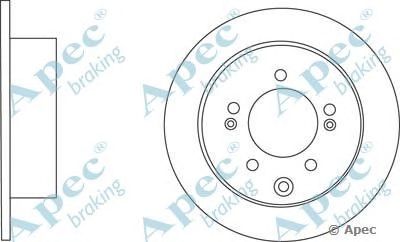 APEC BRAKING dsk2766 -  Тормозной диск